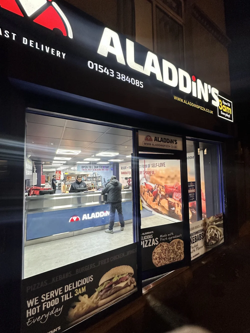 Aladdins Pizza Cannock