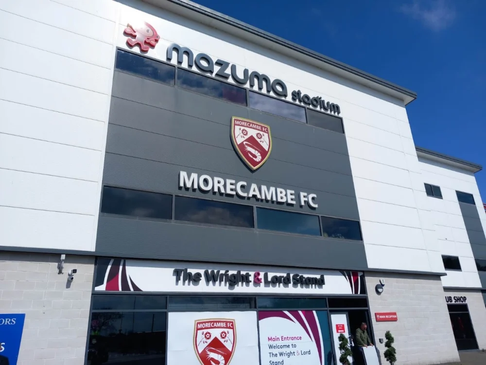 Morecambe FC - The Halo Aerospace Stadium